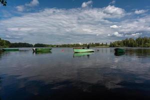 zomer landschappen in Letland foto