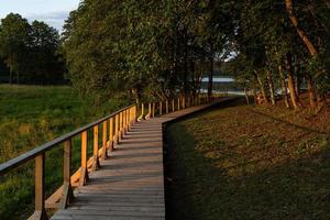 zomer landschappen in Letland foto