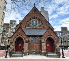 mooi zo herder kerk, roosevelt eiland, nieuw york foto