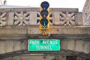 park Laan tunnel, nieuw york foto
