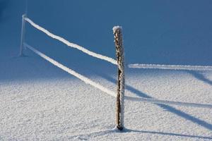 winter landschappen in Estland foto