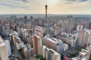 heuvelrug toren - Johannesburg, zuiden Afrika foto