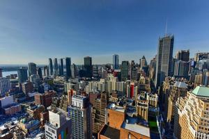 nieuw york stad horizon visie van Midtown Manhattan. foto