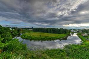 panoramisch visie langs de kamenka rivier- in soezdal, Rusland in de gouden ring. foto