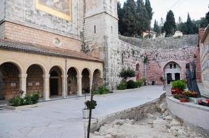 de kerk van de visitatie, in de oud dorp van ein karem, in Jeruzalem, Israël foto