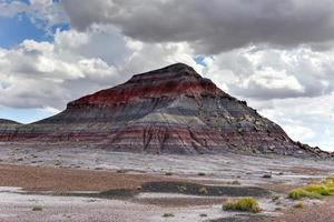 de tipi's in de versteend Woud nationaal park in Arizona. foto