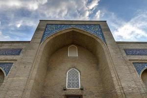 visie van de Tasjkent hazrati imam complex barakhan madrasa in Tasjkent, Oezbekistan. foto