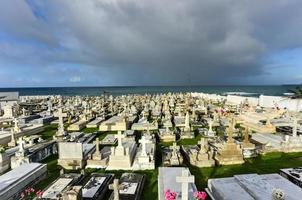 de kerstman Maria magdalena de pazzis koloniaal tijdperk begraafplaats gelegen in oud san juan, puerto rico. foto