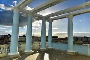 cienfuegos, Cuba - januari 11, 2017 - palacio ferrer, een neoklassiek koloniaal villa in centraal cienfuegos, Cuba. foto