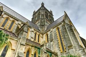 de kathedraal van de meest heilig drie-eenheid is een anglicaans kathedraal gelegen Aan kerk straat in hamilton, bermuda. foto