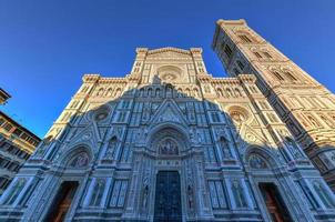 Florence duomo. basiliek di de kerstman Maria del fiore in Florence, Italië. foto