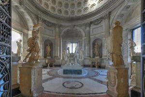 beeldhouwwerk en kunst in de Vaticaan museum, Vaticaan stad, Rome, Italië foto