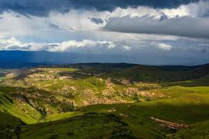 Lesotho landschap in zomer foto