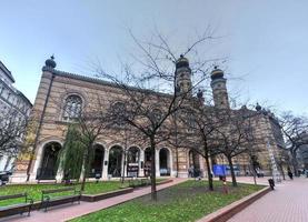 de Super goed synagoge van Boedapest, Hongarije foto