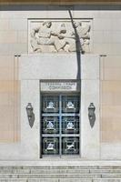 Washington, dc - apr 3, 2021 - kunst deco facade van de federaal handel commissie gebouw in Washington, gelijkstroom foto