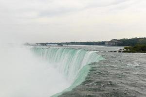 hoefijzer valt, een een deel van Niagara valt, in Canada. foto