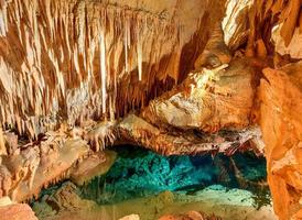 fantasie grot in bermuda. ondergronds grot gelegen in Hamilton parochie, dichtbij naar kasteel haven. foto