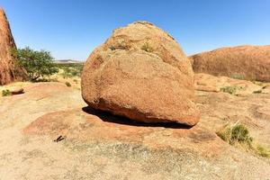 rots formaties in spitzkoppe, Namibië foto