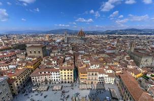 duomo de kerstman Maria del fiore en bargello in Florence, Toscane, Italië foto