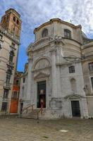 de kerk van san geremia Aan de groots kanaal in Venetië. foto