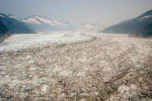 Hubbard gletsjer gelegen in oostelijk Alaska en een deel van yukon, Canada, en genaamd na tuinman hubbard. foto