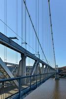 midden Hudson brug kruispunt de Hudson rivier- in poughkeepsie, nieuw york foto