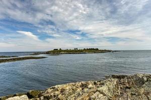 bailey eiland in casco baai, Maine. foto