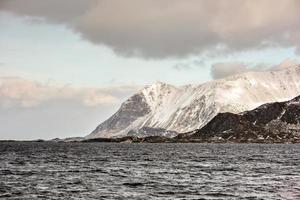 natuur van vestvagoy in de lofoten eilanden, Noorwegen foto