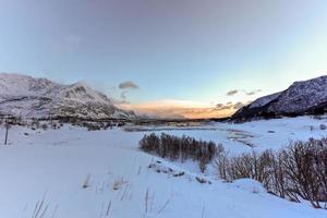 natuur van vestvagoy in de lofoten eilanden, Noorwegen foto