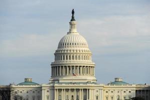 ons Capitol gebouw in winter - Washington dc Verenigde staten foto