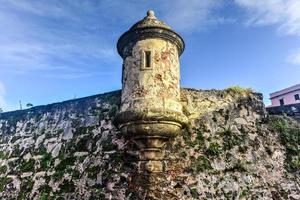 stad muren en pas op van san juan, puerto rico. foto