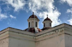 kathedraal van san Juan bautista is een Romeins Katholiek kathedraal in oud san juan, puerto rico. deze kerk is gebouwd in 1521 en is de oudste kerk in de Verenigde staten. foto