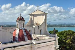 kathedraal van san Juan bautista is een Romeins Katholiek kathedraal in oud san juan, puerto rico. deze kerk is gebouwd in 1521 en is de oudste kerk in de Verenigde staten. foto