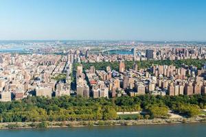 antenne visie van Manhattan, nieuw york foto