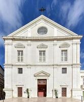 kerk van heilige roch of Igreja de sao roque in Lissabon, Portugal. foto