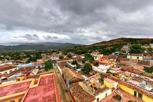 panoramisch visie over- de oud een deel van Trinidad, Cuba, een UNESCO wereld erfgoed plaats. foto