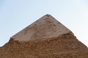 Egyptische piramides van het Gizeh-plateau, Caïro foto