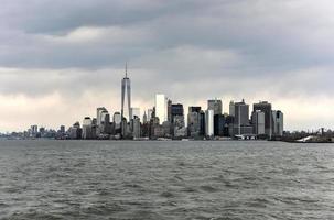 visie van lager Manhattan foto