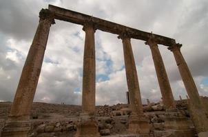 ruïnes van jerash, jordanië foto