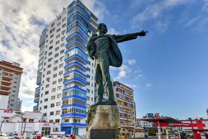 havanna, Cuba - jan 15, 2017 - Jose marti anti-imperialistisch platform aan de overkant de straat van de ambassade van de Verenigde staten in havanna. foto