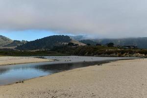 Carmel rivier- staat strand, karmel-aan-zee, Monterey schiereiland, Californië foto