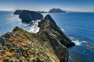 visie van inspiratie punt, anacapa eiland, Californië in kanaal eilanden nationaal park. foto