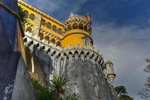 palacio da Pena in sintra, Lissabon, Portugal, Europa. het is een romanticus kasteel in sao pedro de penaferrim, in de gemeente van sintra, Portugal. foto