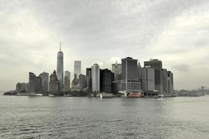 visie van downtown Manhattan, nieuw york foto