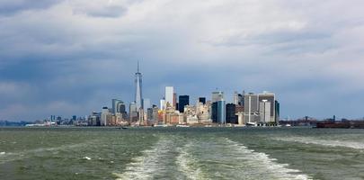 visie van lager Manhattan foto