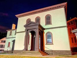 nieuwpoort, Rhode eiland - juli 6, 2020 - de toer synage, de oudste synagoge in de Verenigde staten gebouwd in 1763. foto