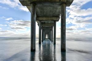 ellen bruin worden scripps gedenkteken pier in la jolla, Californië, Verenigde Staten van Amerika. foto