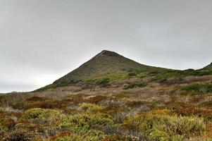 visie van de rotsachtig grote Oceaan kust van garrapata staat park, Californië. foto