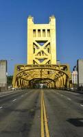 Tower Bridge, Sacramento, Californië foto