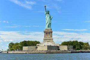 de standbeeld van vrijheid van vrijheid haven. foto